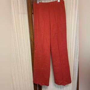 Vintage 70’s 80’s Acrilan Acrylic Pants Comfy Slacks Women’s Size 16 Maroon Red